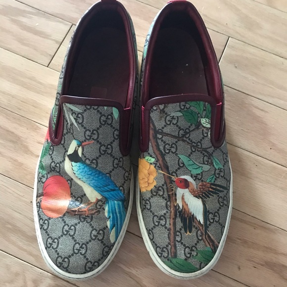 Gucci Other - Gucci Sneakers Men Slip On Tian Bird size 12